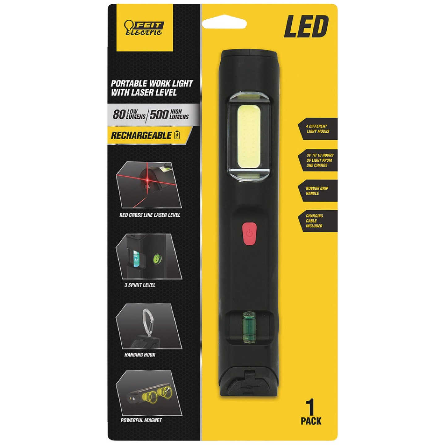 Feit Electric 500 Lm. LED Rechargeable Handheld Work Light Image 1