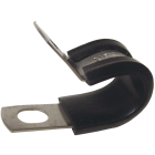 Gardner Bender 1/2 In. Steel with Rubber Insert Black Cable Clamp (2-Pack) Image 1