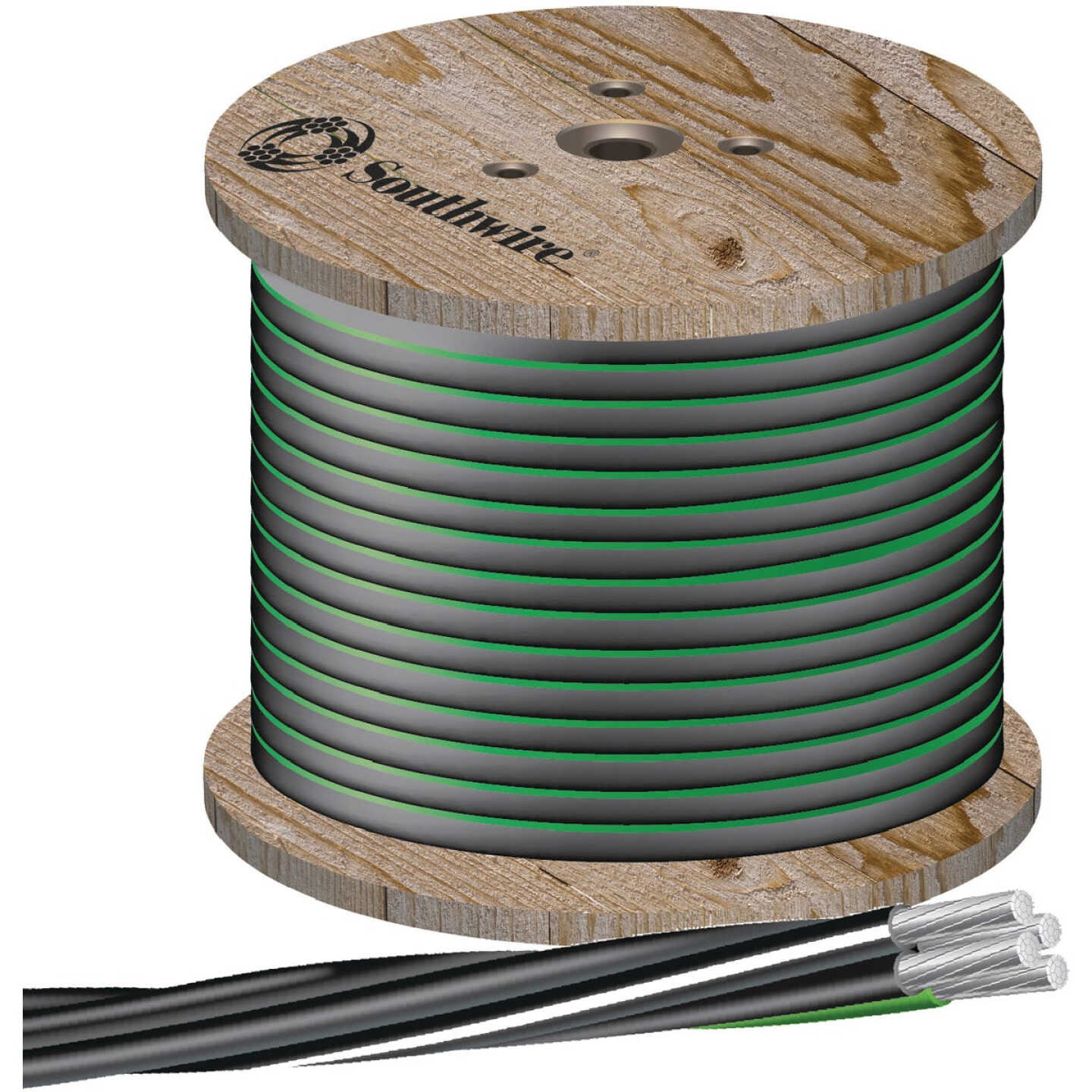 Southwire 500 Ft. 4/0-4/0-2/0-4 4-Conductor Underground Service Entrance Cable Electrical Wire Image 1