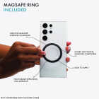 LoveHandle PRO Wallet for MagSafe Black on Clear Wallet Image 3