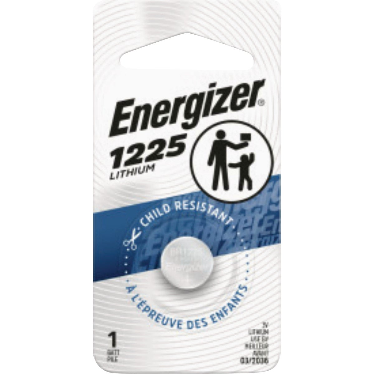 Energizer 1225 Lithium Battery Image 1