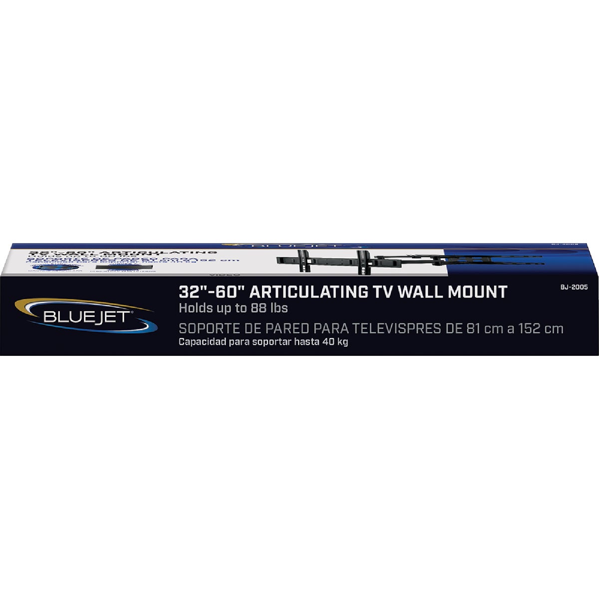 Blue Jet Black 32 In. to 60 In. Medium Articulating TV Wall Mount Image 3