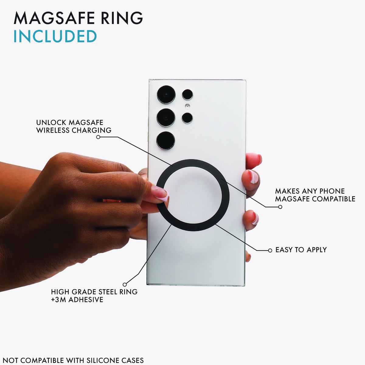 LoveHandle PRO Wallet for MagSafe Lavender Glow Wallet Image 4