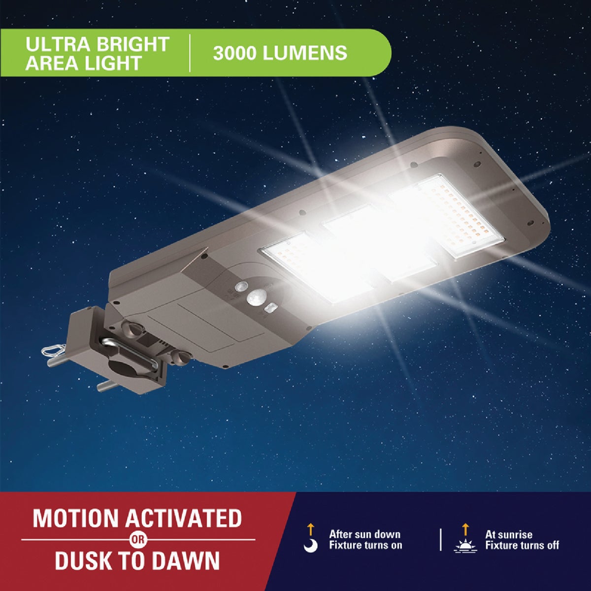 Halo Bronze Motion Activated Dusk to Dawn 3000 Lm. Solar Flood Light with Remote Control Image 6