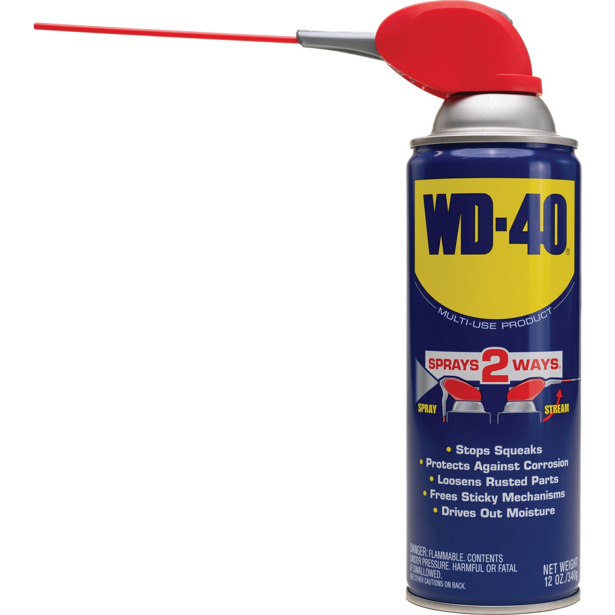 WD-40 12 Oz. Aerosol Multi-Purpose Lubricant with Smart Straw