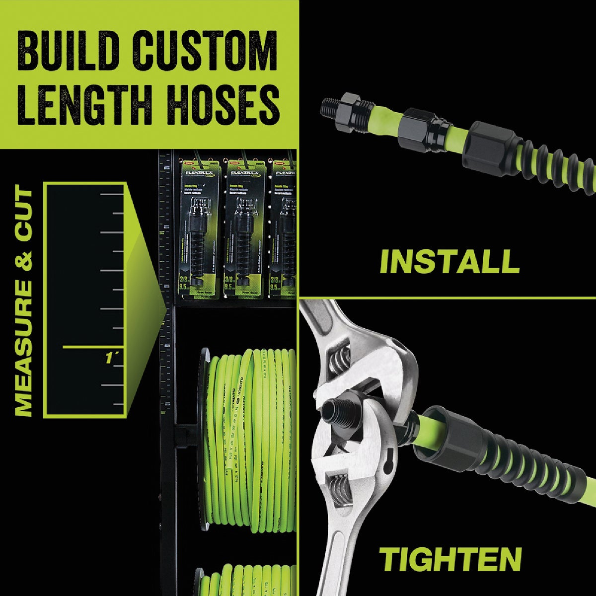 Flexzilla Pro 1/4 In. x 250 Ft. Polymer-Blend Bulk Air Hose Image 3