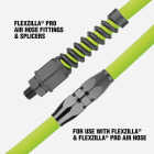 Flexzilla Pro 1/4 In. Barb Reusable Air Hose End with Ball Swivel Image 4