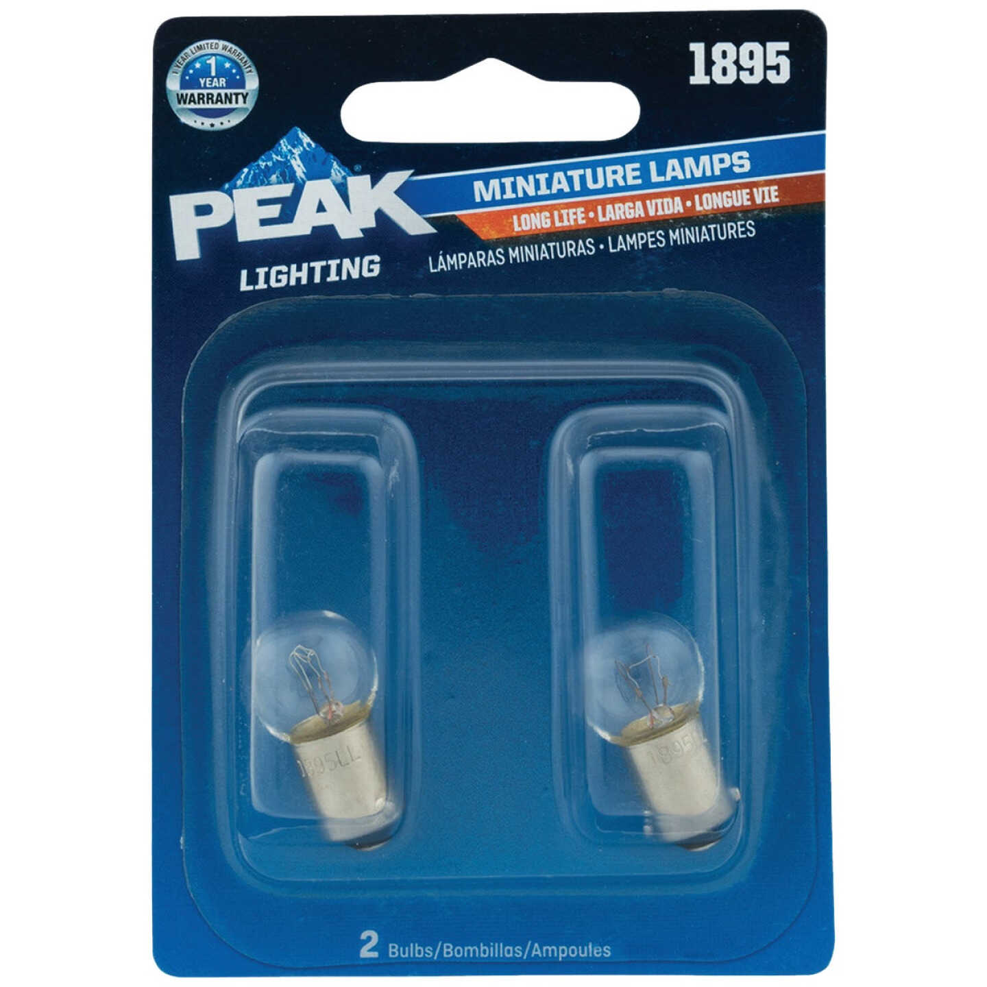 PEAK 1895 14V Mini Incandescent Automotive Bulb (2-Pack) Image 1