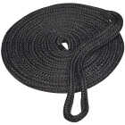 Seachoice 1/2 In. x 25 Ft. Black Double Braid Nylon Dock Line Image 1