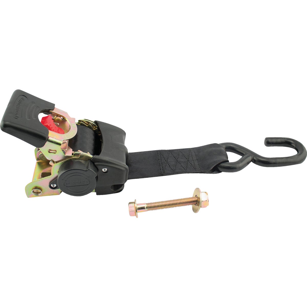 Erickson 2 In. x 5-1/2 Ft. 1333 Lb. Bolt-On Re-Tractable Transom Tie-Down (2-Pack) Image 1