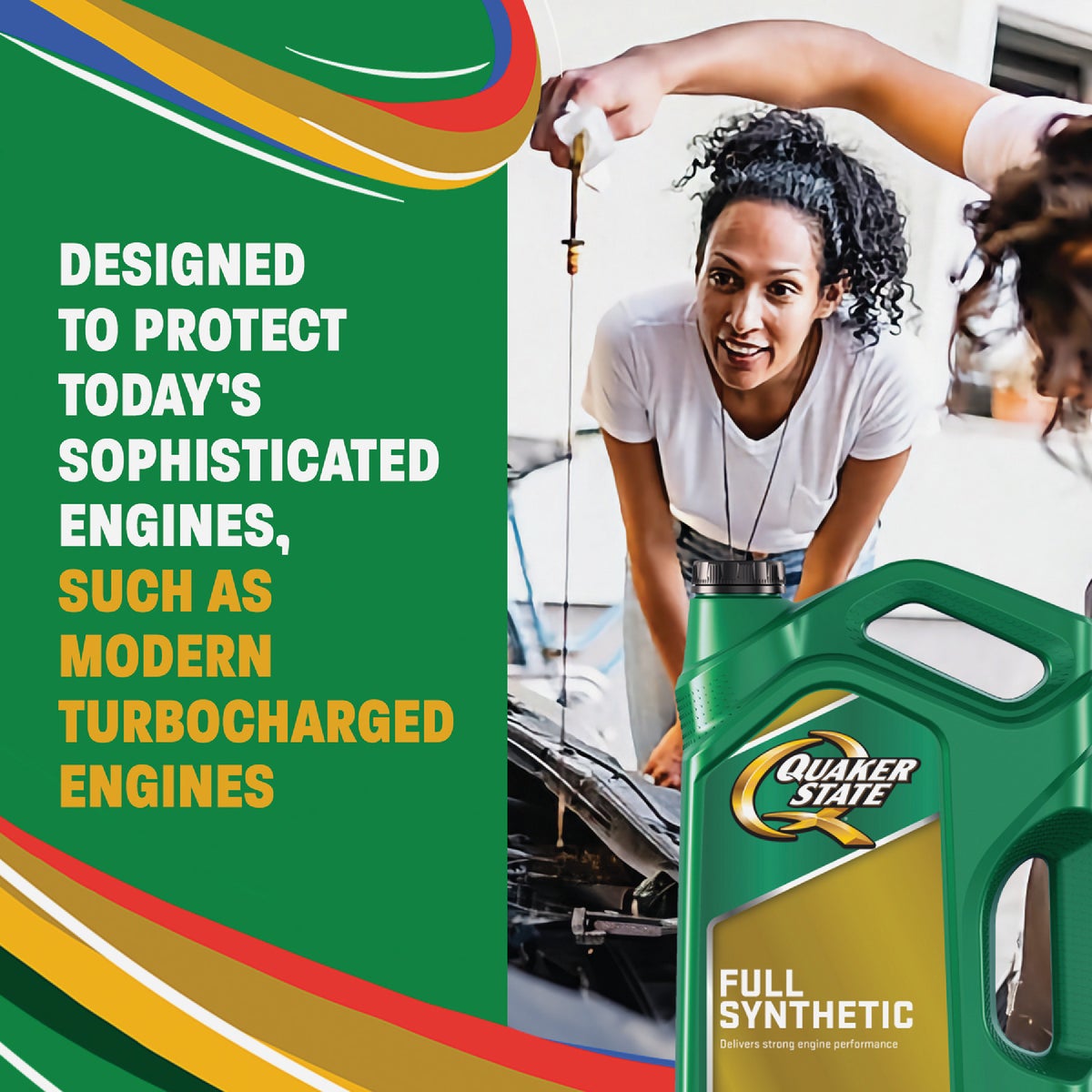 Quaker State Full Synthetic 10W-30 Motor Oil, 1 Qt. Image 4