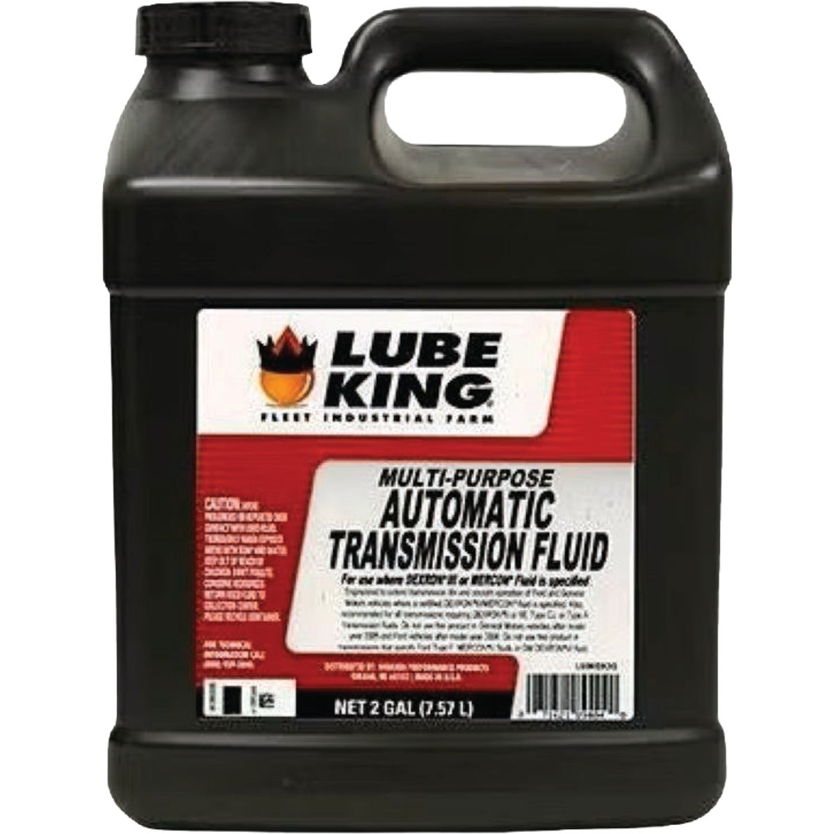 Lube King 2 Gal. Multi-Purpose Dex III Automatic Transmission Fluid Image 1