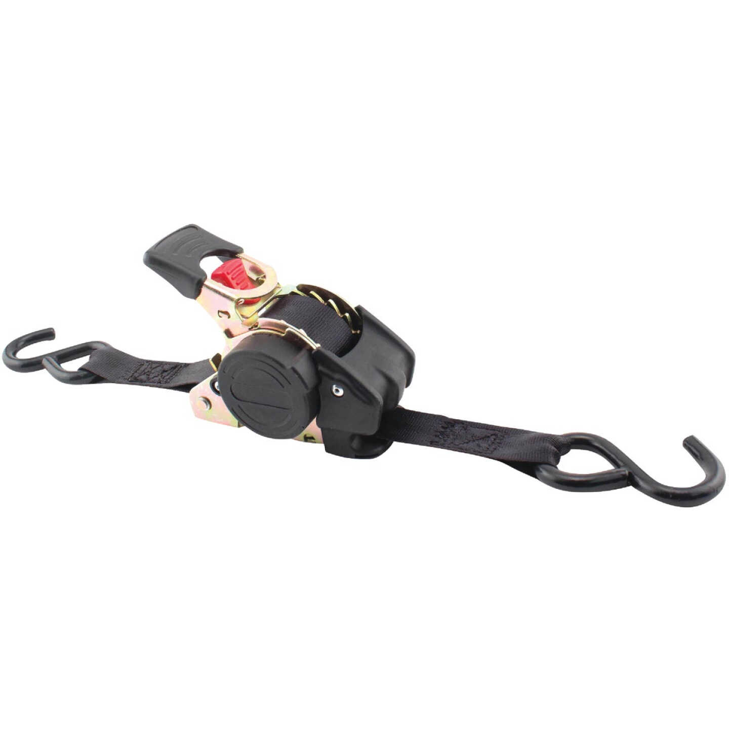 Erickson 1 In. x 10 Ft. 400 Lb. Re-Tractable Ratchet Strap (2-Pack) Image 1