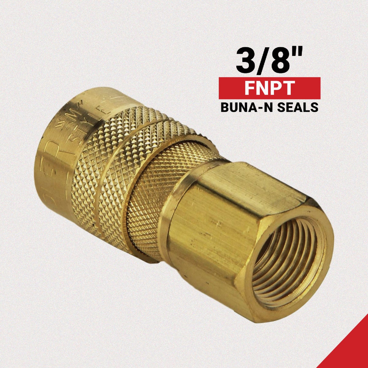 Milton 3/8 In. FNPT M-Style Coupler Image 2