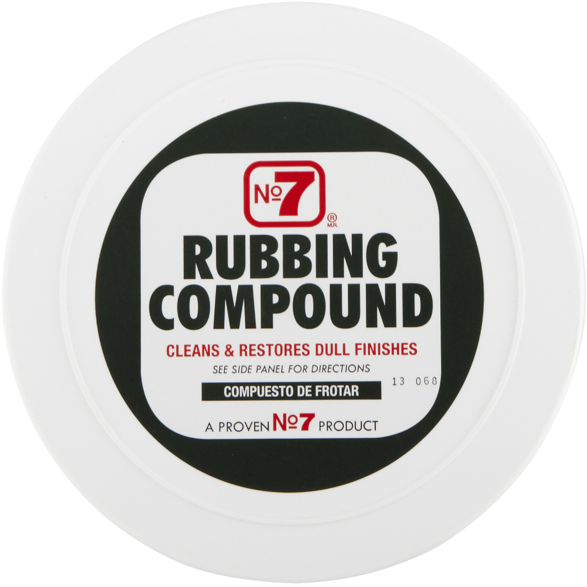  NO. 7, 10 oz Paste  Rubbing Compound Image 3