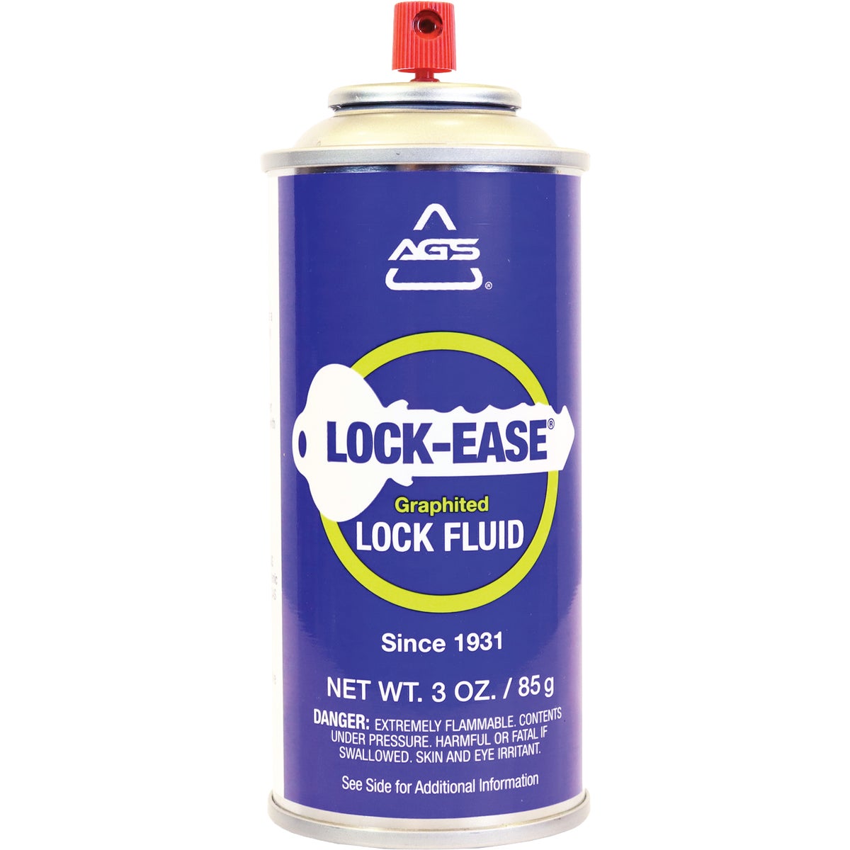 AGS Lock-Ease 3 Oz. Aerosol Spray Graphited Lock Lubricant Image 4