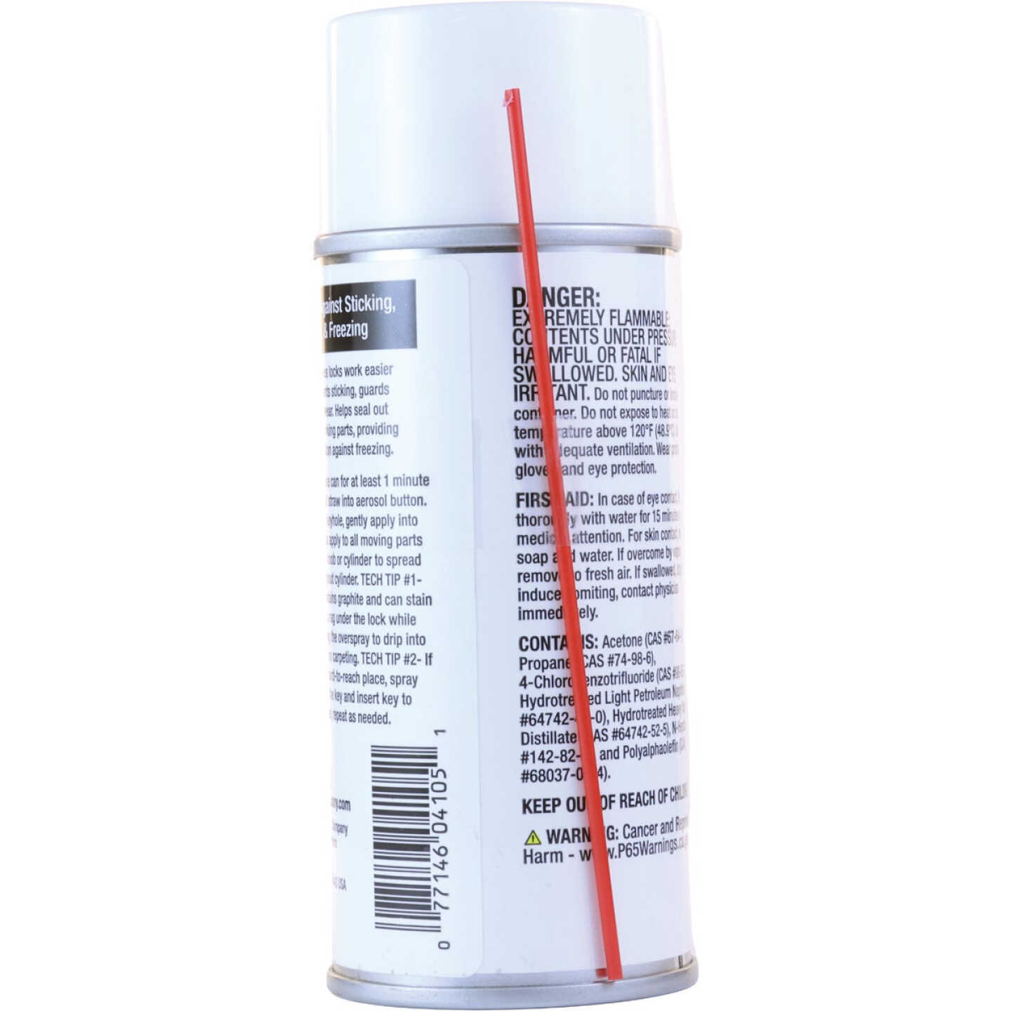 AGS Lock-Ease 3 Oz. Aerosol Spray Graphited Lock Lubricant Image 2