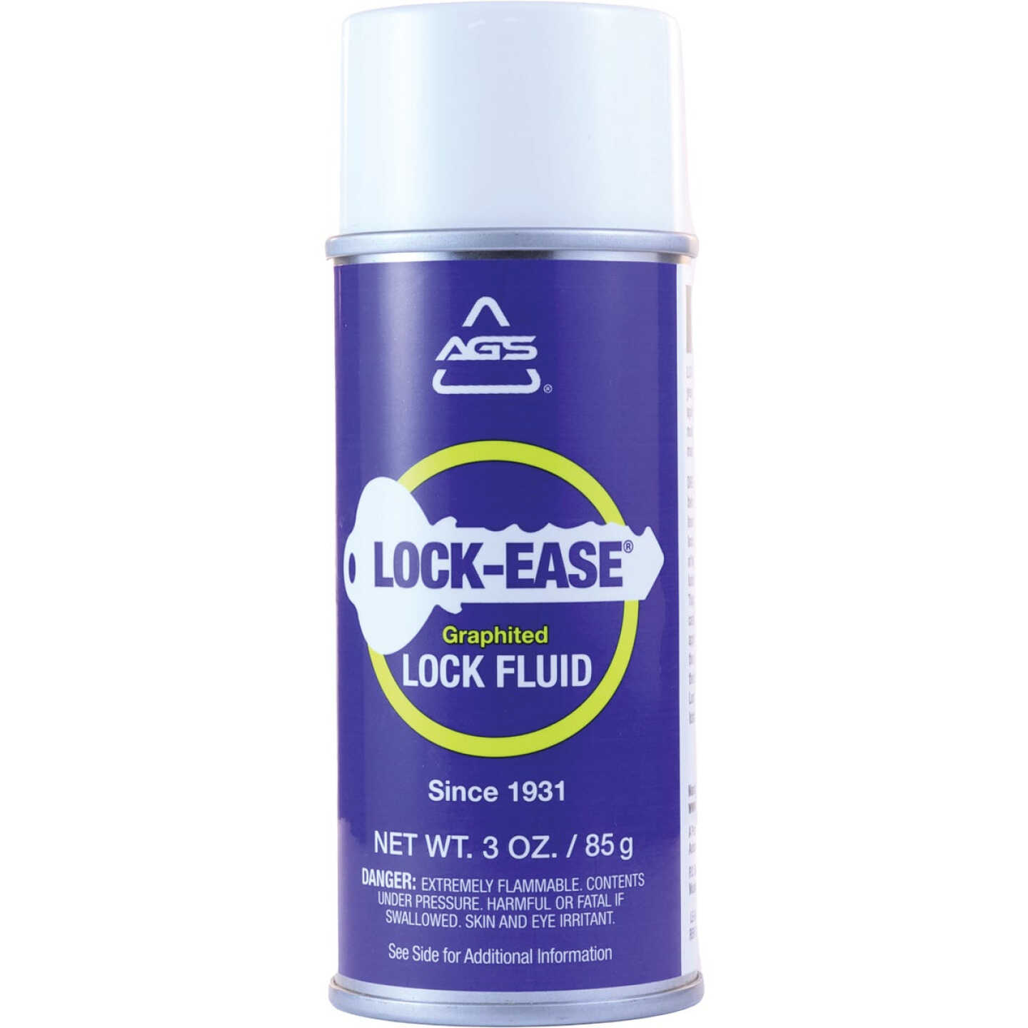 AGS Lock-Ease 3 Oz. Aerosol Spray Graphited Lock Lubricant Image 1