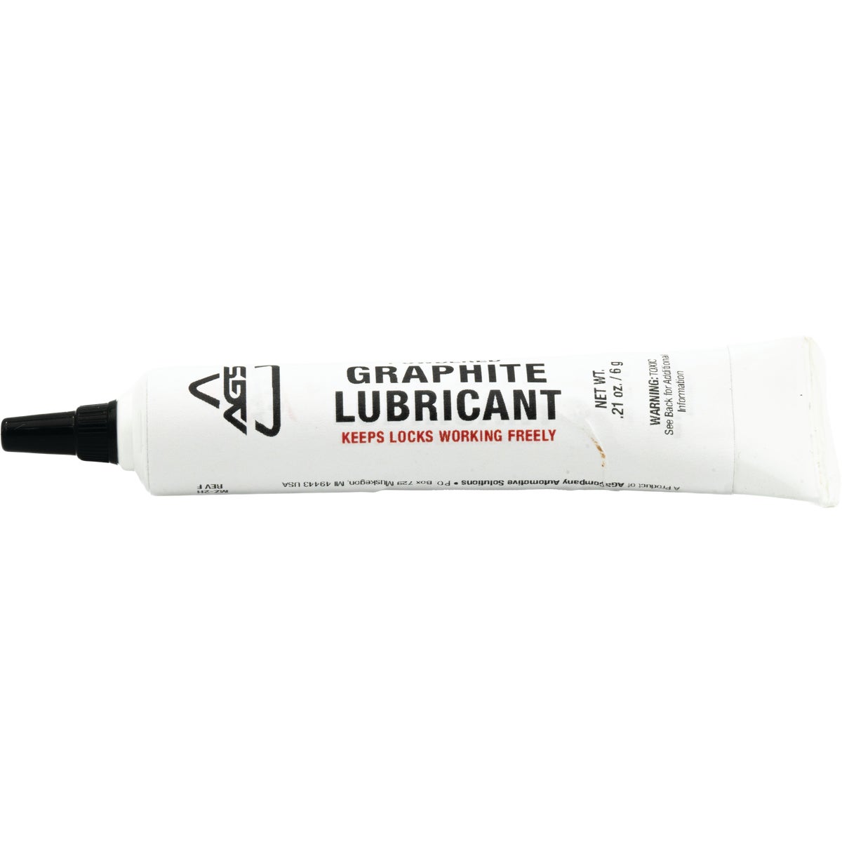 AGS 0.21 Oz. Tube Powdered Graphite Dry Lubricant Image 5