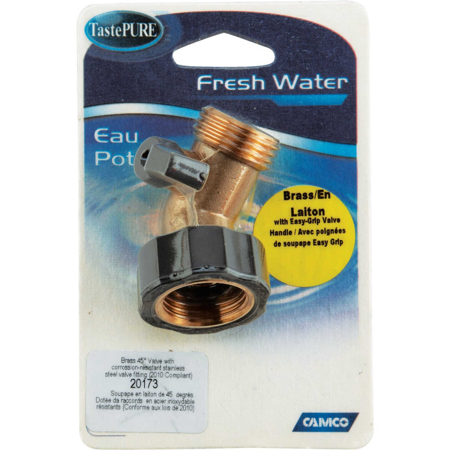 Camco Brass RV Shut Off Valve Image 2