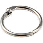 Lucky Line Steel Nickel-Plated 1 In. Key Ring (2-Pack) Image 1