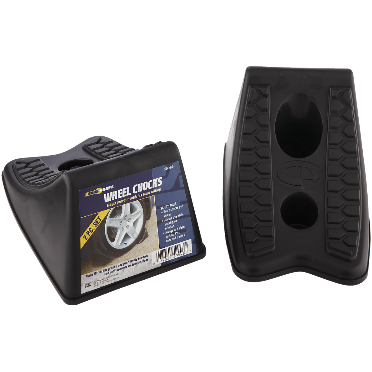 Custom Accessories 5.75 In. W. x 4.75 In. H. x 8.25 In. L. Wheel Chock Image 3