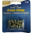 Plews Lubrimatic Straight Angle 1/4"-28 Grease Fitting Image 1
