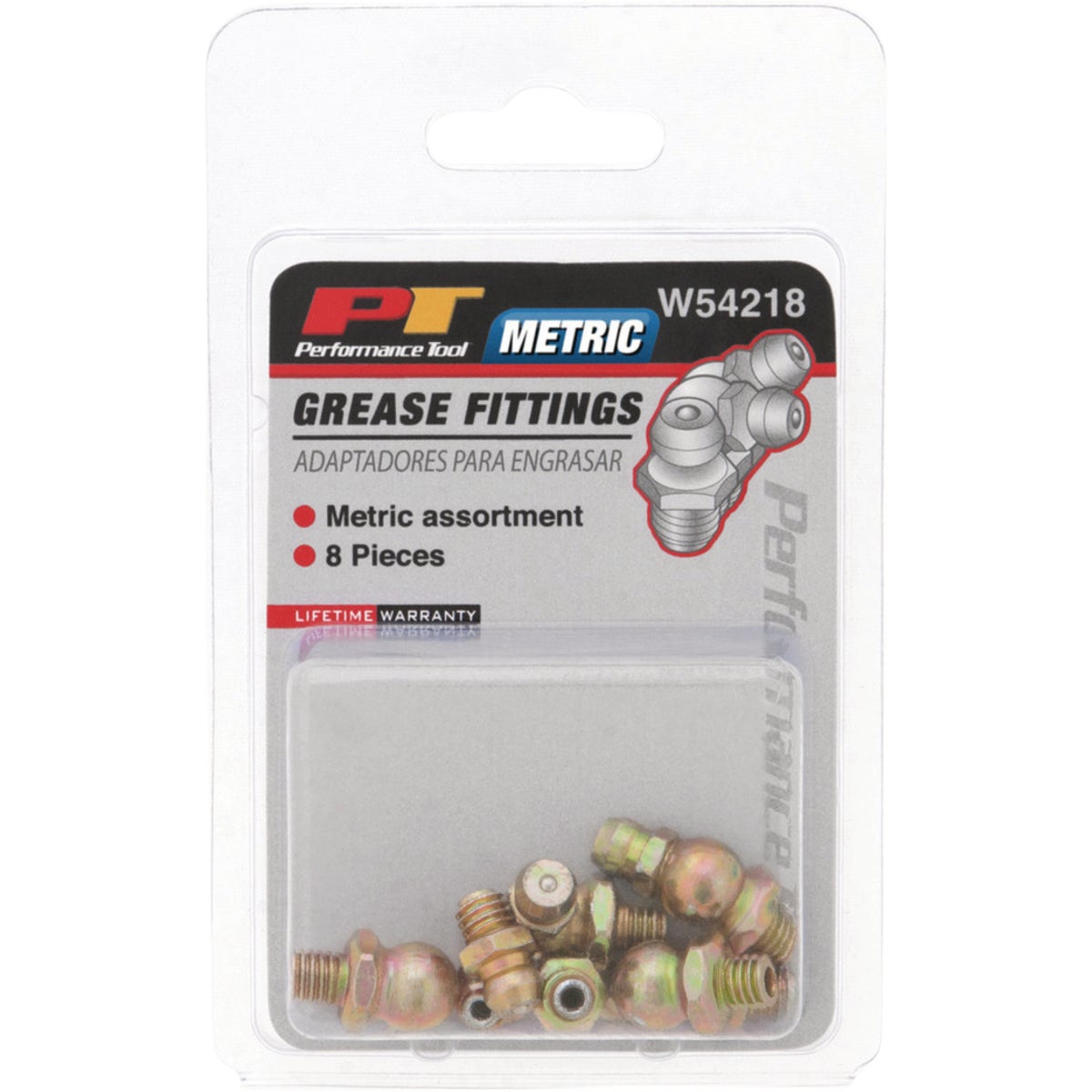 Performance Tool Metric Grease Fitting Assortment (8-Piece) Image 2