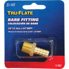 Tru-Flate 3/8 In. Barb 3/8 In. MNPT Brass Hose End Image 2