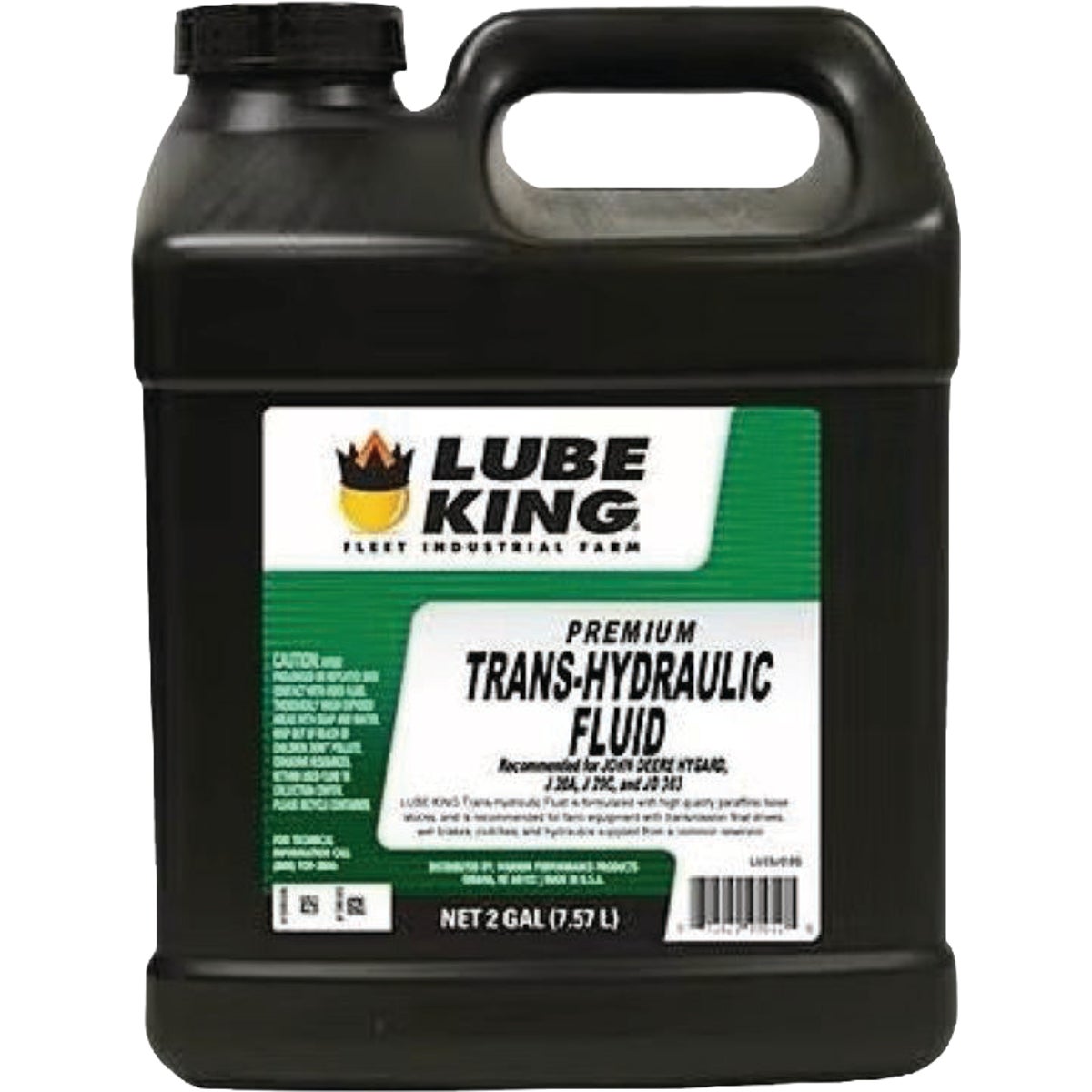 Lube King 2 Gal. J20C Premium John Deere Tractor Hydraulic & Transmission Fluid Image 1