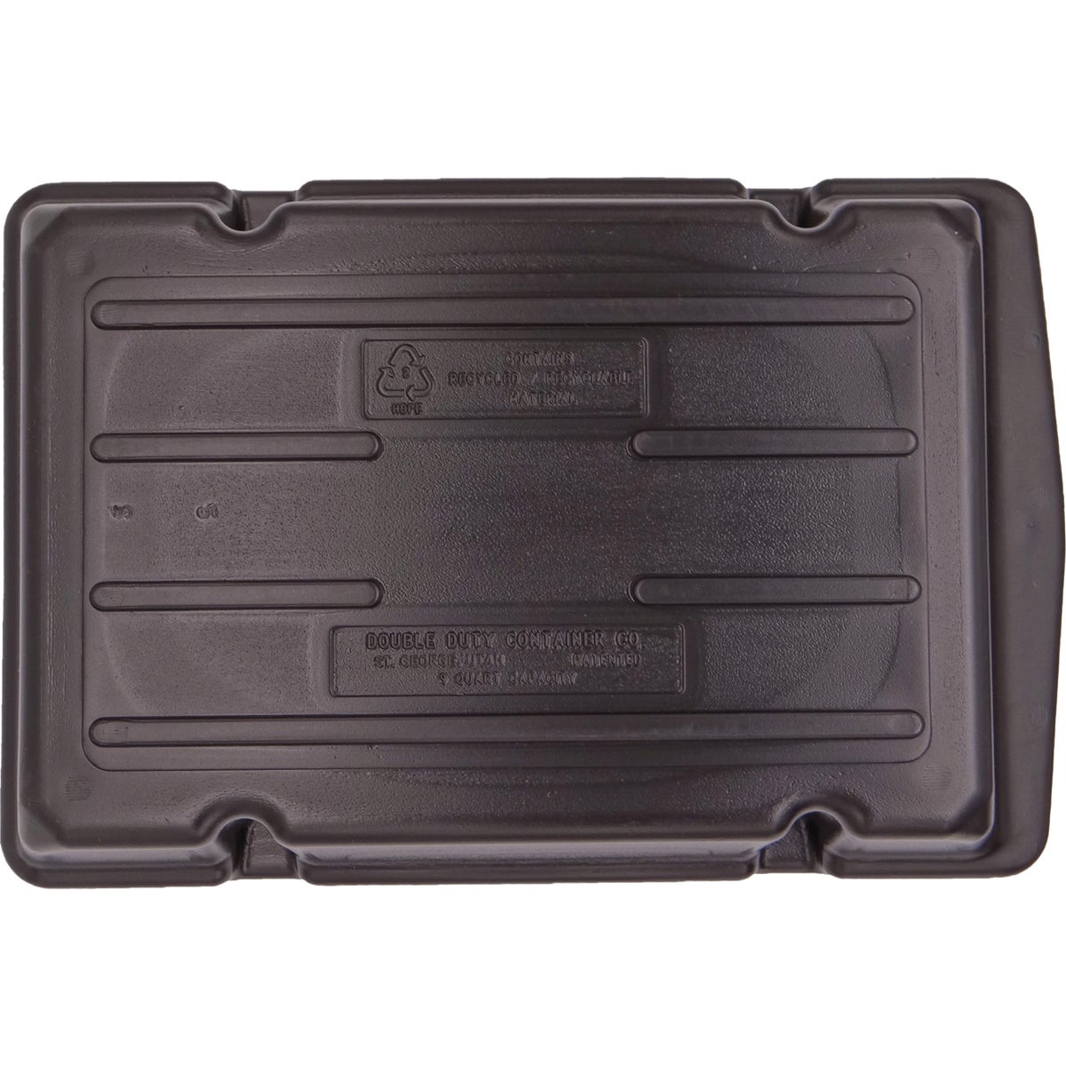Midwest Can 9 Qt. Black Polyethylene Oil Drain Pan Image 2