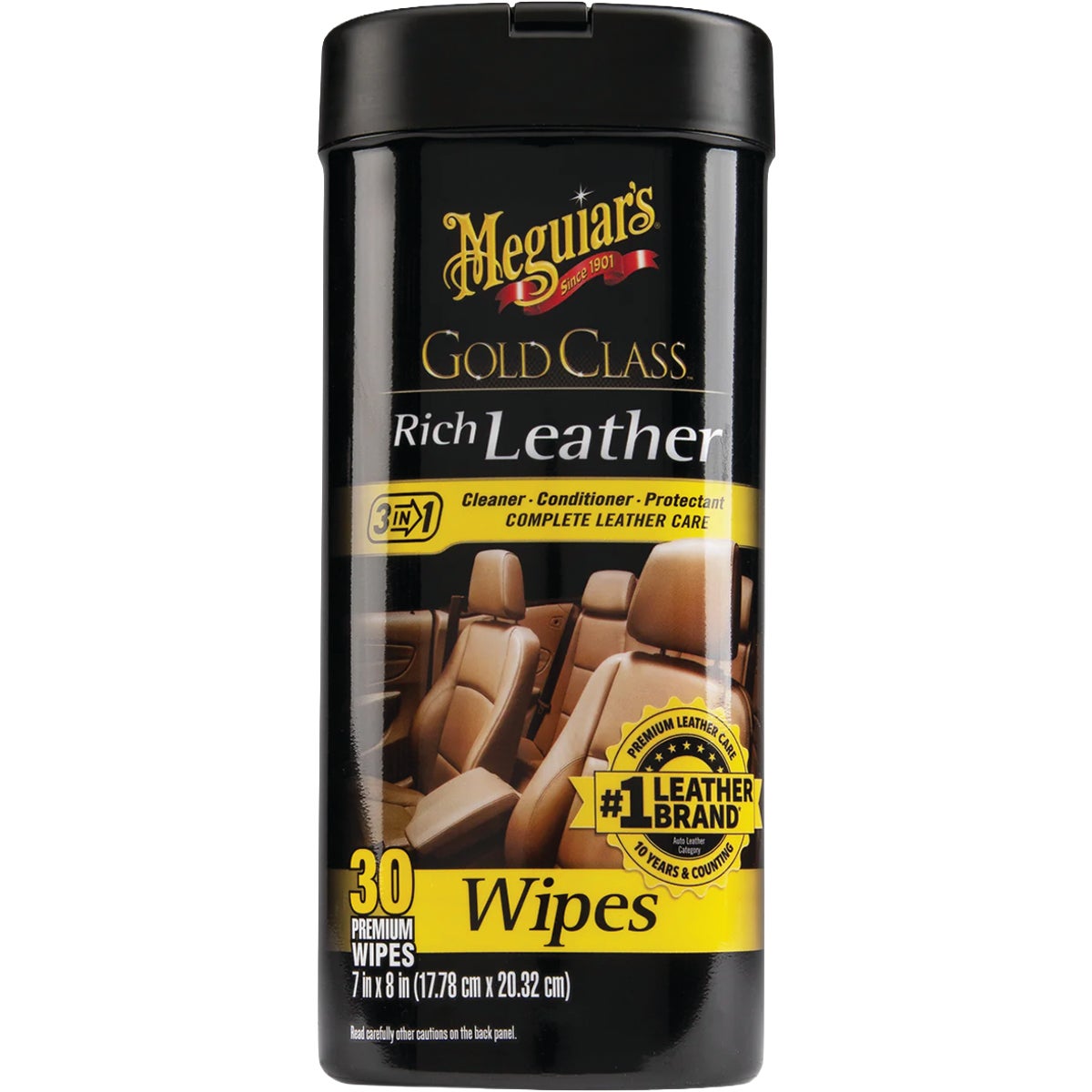 Meguiar's Gold Class Rich Leather Wipes (30-Count)