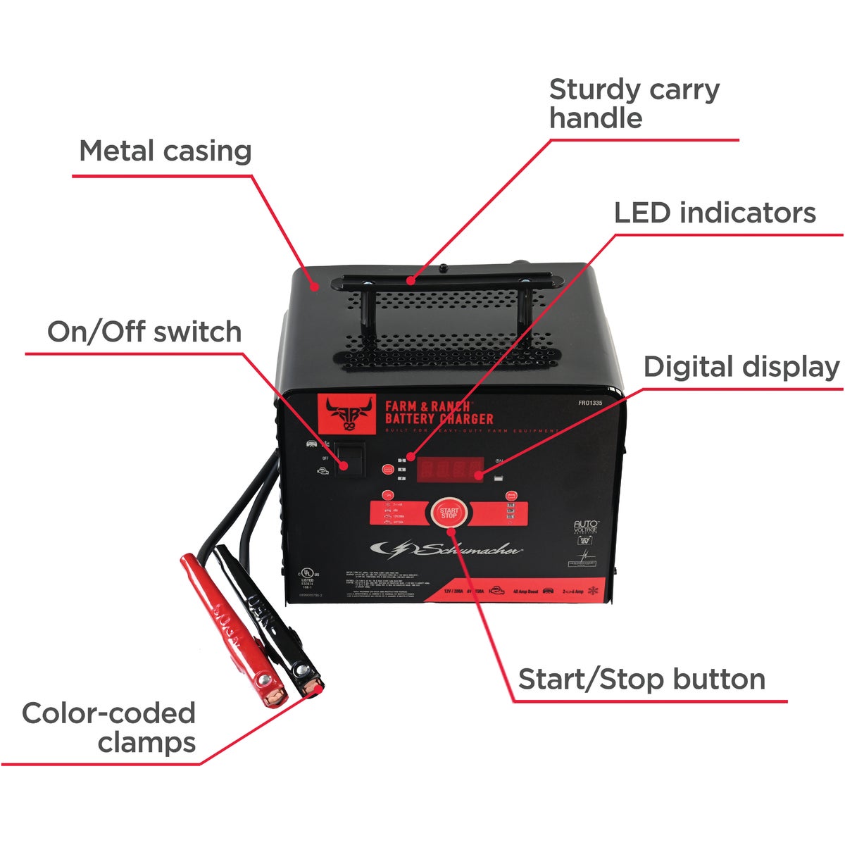 Schumacher 200A Automatic Battery Charger Image 2