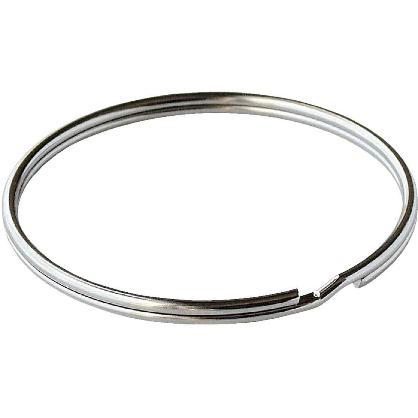 Lucky Line Tempered Steel Nickel-Plated 1-1/8 In. Key Ring (2-Pack) Image 1