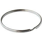 Lucky Line Tempered Steel Nickel-Plated 1-1/2 In. Key Ring Image 1
