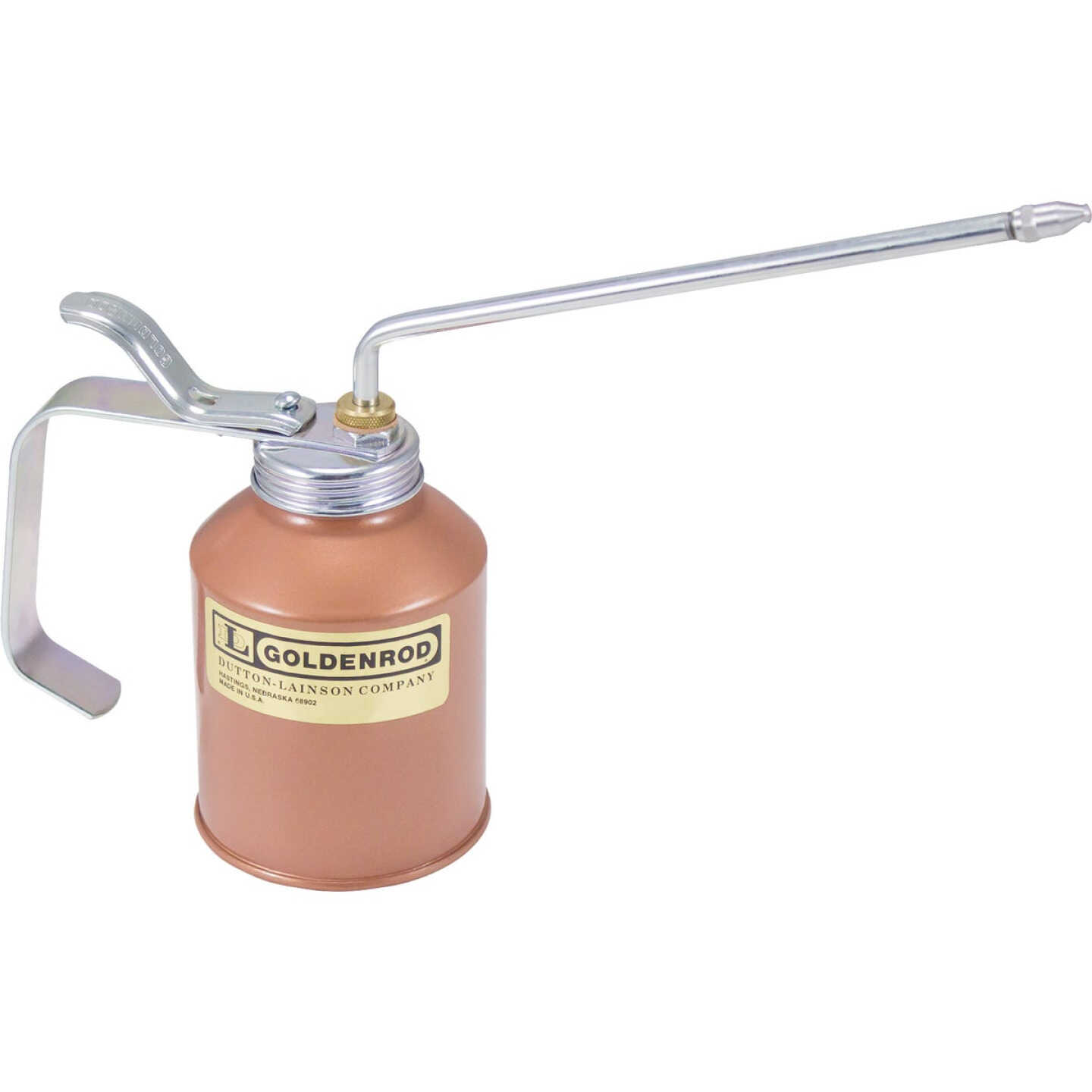 Goldenrod 12 Oz. Pump Oiler with 8 In. Angle Spout Image 1