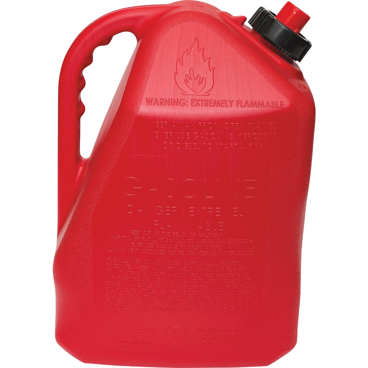 Midwest Can 5 Gal. Plastic Gas Speed-Flo Racing Can Image 5