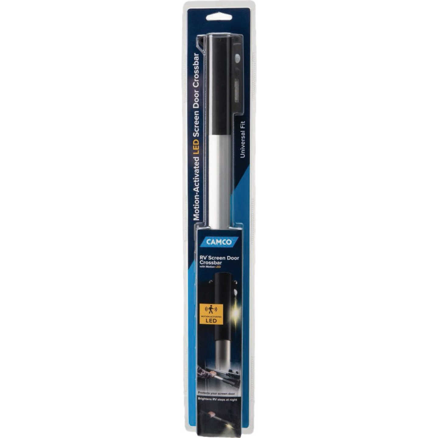 Camco RV Screen Door Motion-Sensor Lighted Crossbar Image 1