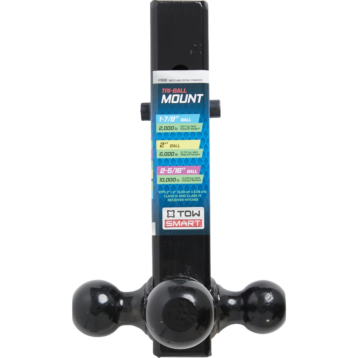 TowSmart Tri Hitch Ball Mount Image 2
