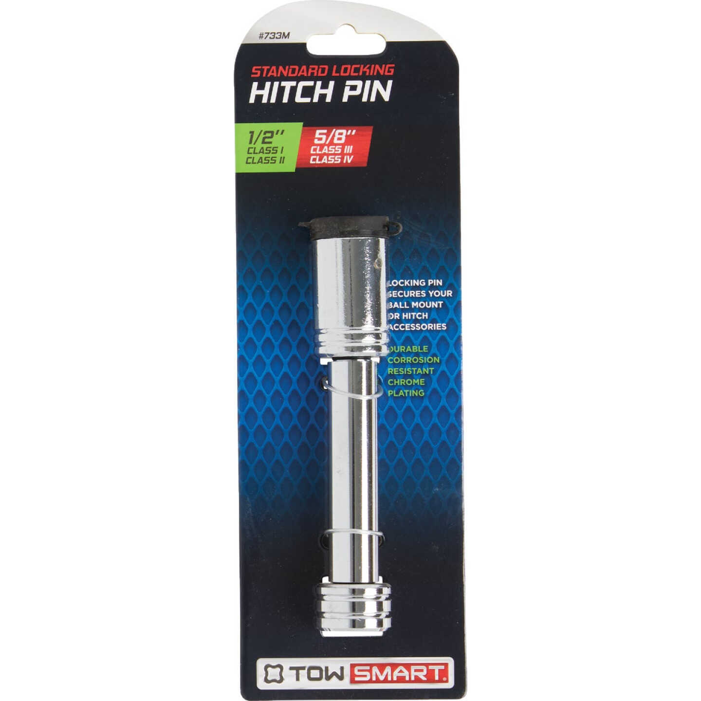 TowSmart 1/2 In. Barrel Trailer Receiver Lock with Sleeve Image 2