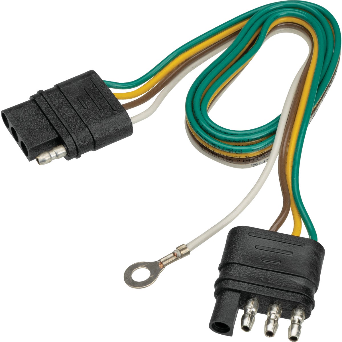 TowSmart 4-Flat 32 In. Extension Connector with Exterior Ground Terminal Image 3
