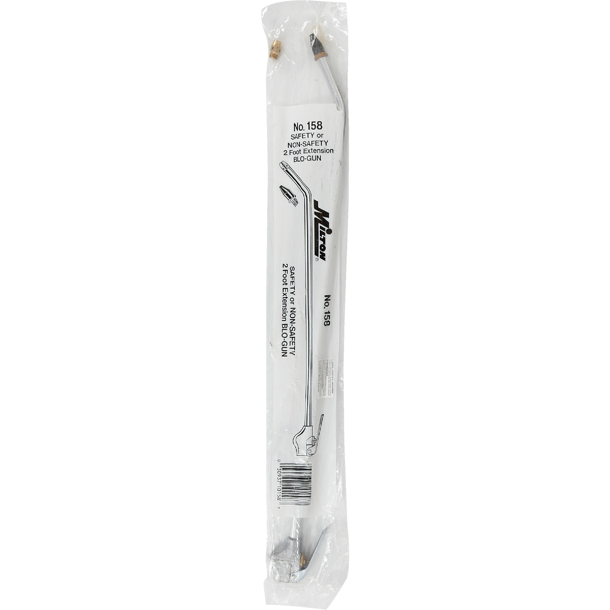 Milton 2 Ft. Extension Blow Gun with Safety & Rubber Tip Image 2
