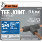Frost King Gray Polyethylene Foam Tee Pipe Insulation for 3/4 In. Copper Pipe Image 2