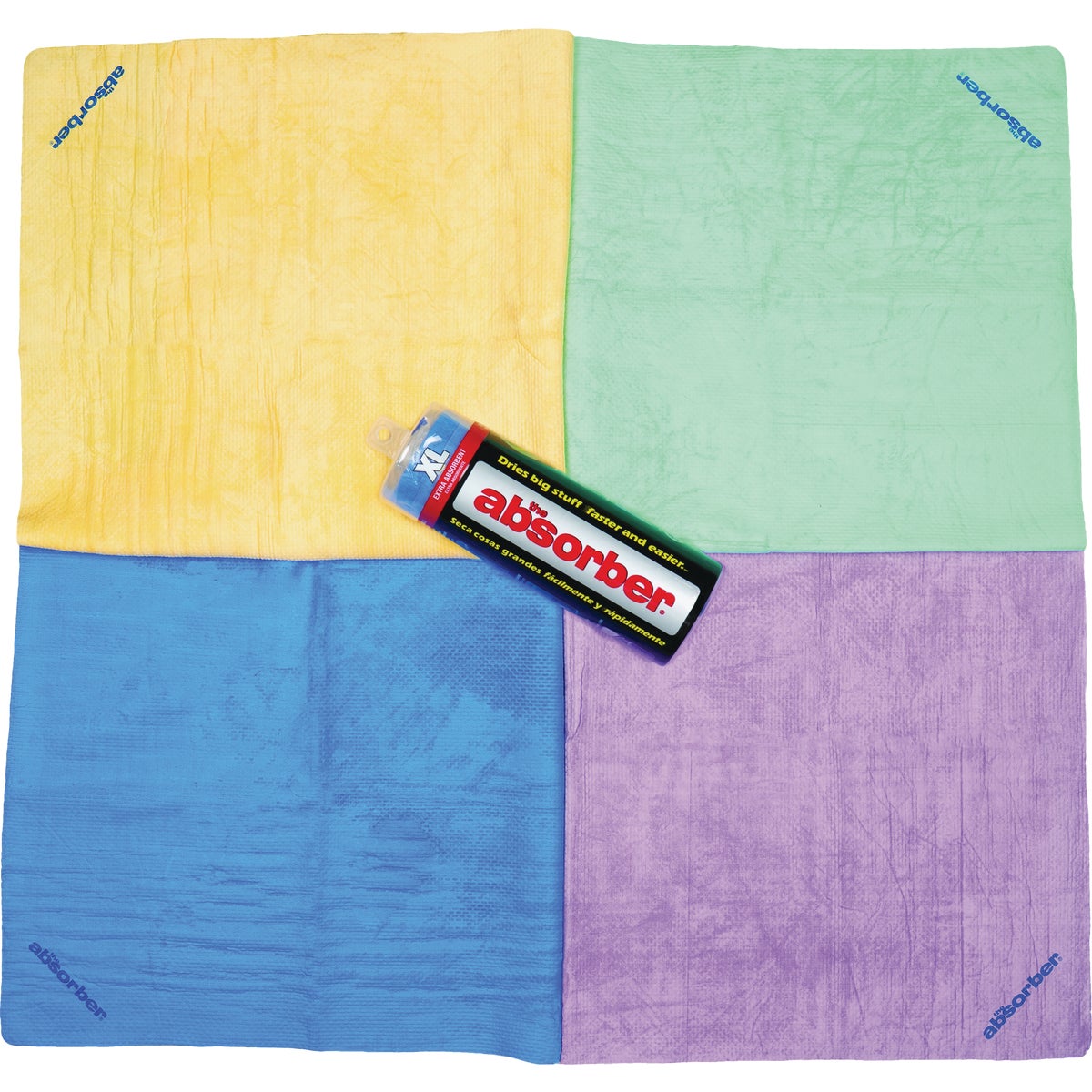 CleanTools The Absorber XL 29 In. x 18 In. Chamois Cloth, Assorted Colors