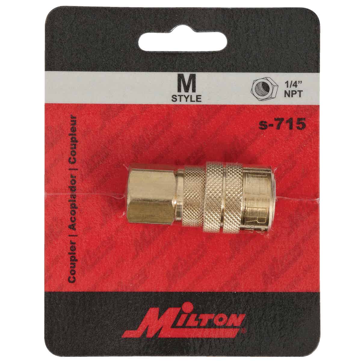 Milton Kwik Change M-Style 1/4 In. Female NPT Coupler Image 2