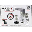 Weigh Safe 6 In. Adjustable Hitch Ball Mount with Built in Weight Scale Image 2