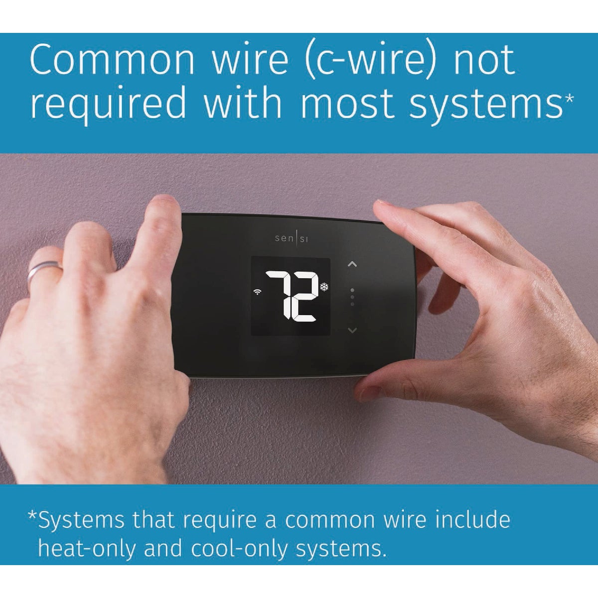 Copeland Sensi Lite Wi-Fi Smart Thermostat Image 3