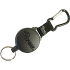 Lucky Line Key Bak C-Clip 48 In. Black Retractable Key Chain Image 1