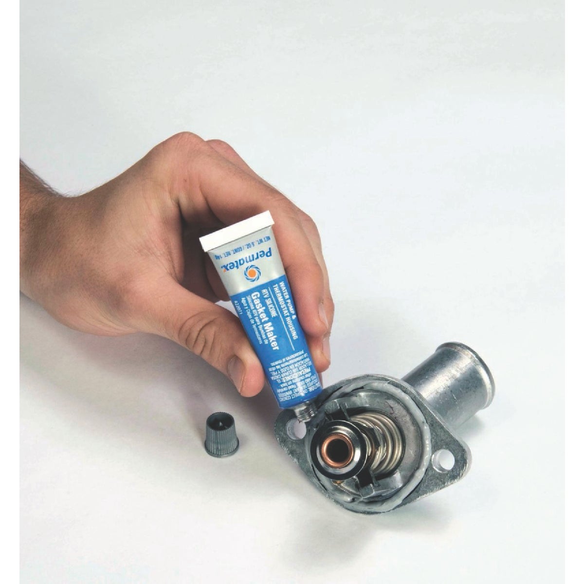 Permatex 0.5 Oz. Water Pump & Thermostat RV Silicone Gasket Maker Image 2