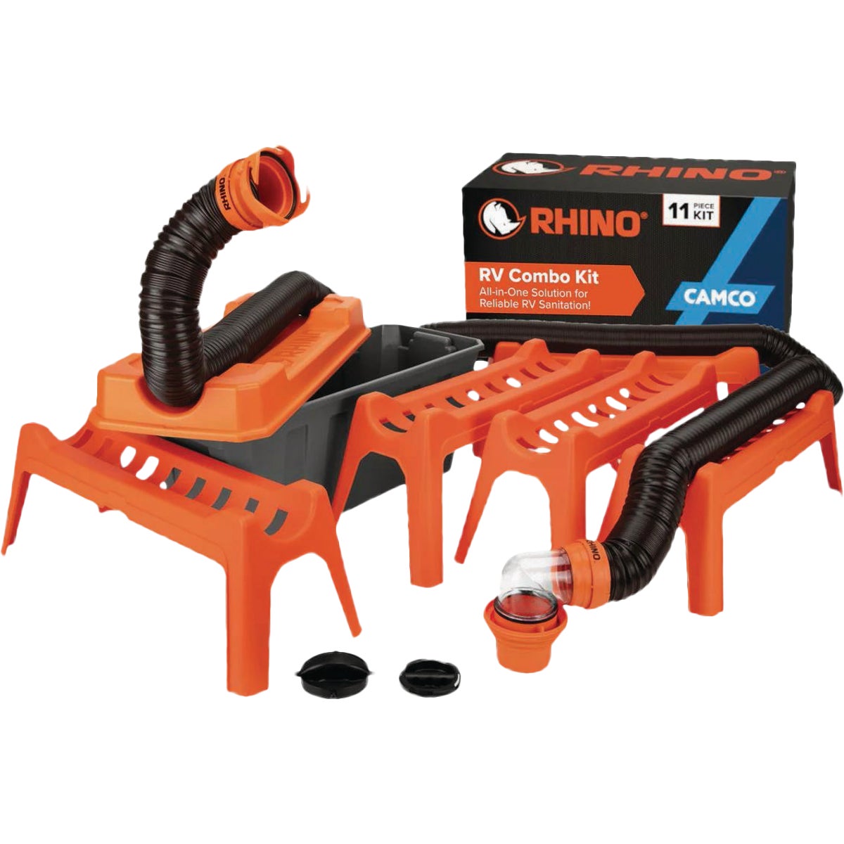 Camco Rhino RV Combo Kit with 20 Ft. RhinoFLEX Hose